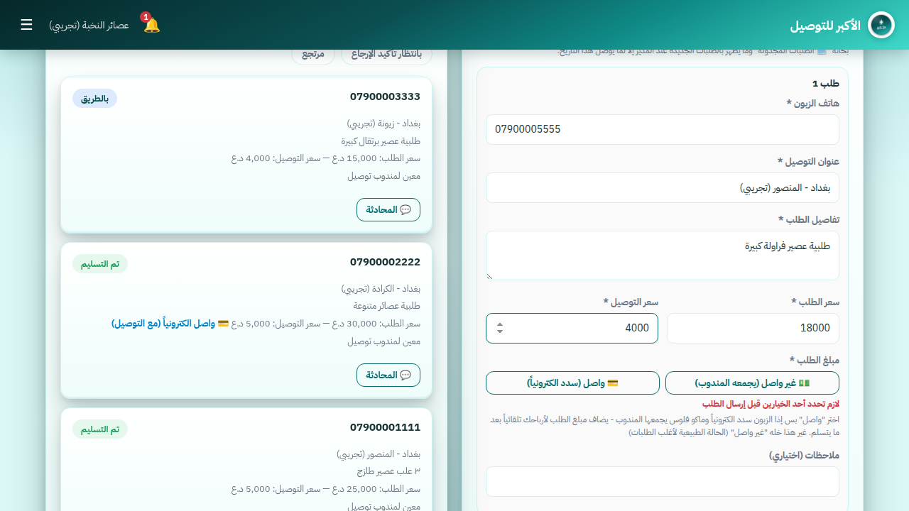 لوحة المتجر
